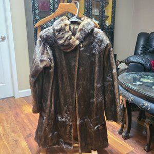 Pamela McCoy Collection, S, full length, faux fur jacket
